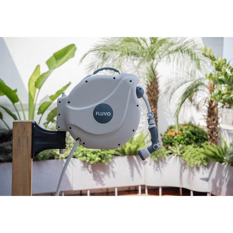 Bộ vòi tưới cây dây rút tự động 20 mét Fluvo FV-20S 23 Bộ vòi tưới cây dây rút tự động 20 mét Fluvo