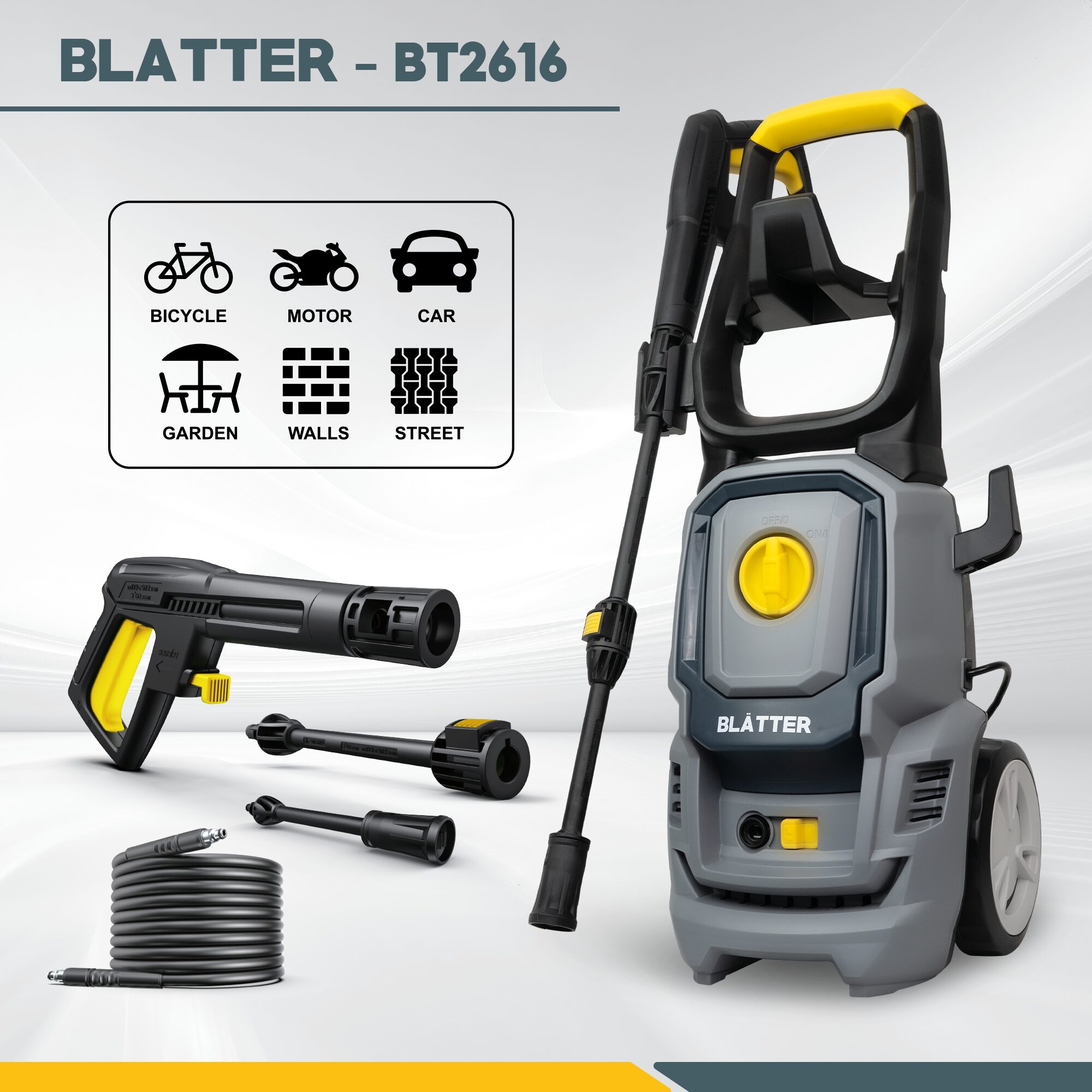 Máy xịt rửa áp lực cao Blatter BT2616 7 Máy xịt rửa áp lực cao Blatter BT2616 - Ảnh 7